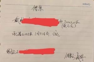 逾期两年半🤯李平康晒7万借条爆料戴琳借钱不还，300块都拿不出